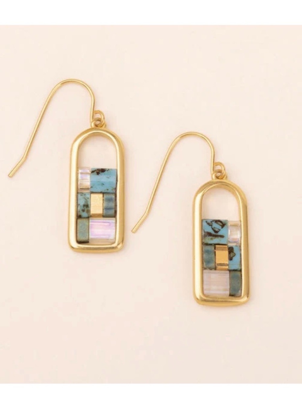Miyuki Frame Earrings